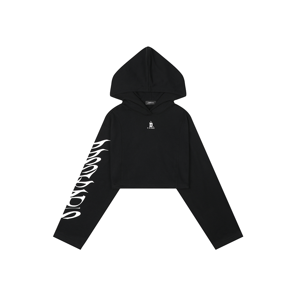 D.Desirable NY City Vibe - Acid Logo Print Hoodie