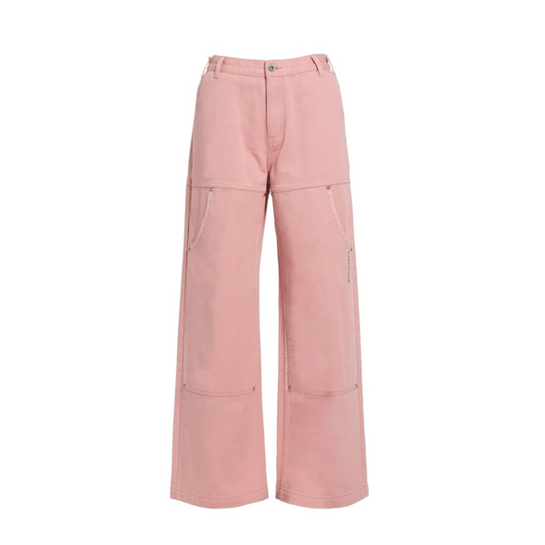 D.Desirable-New Retro Series - Candy Adventurer Pink Cargo Denim Jeans