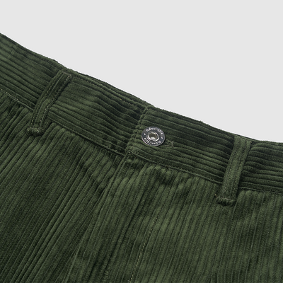 Chunky-Ribbed Corduroy Workwear Pants Green