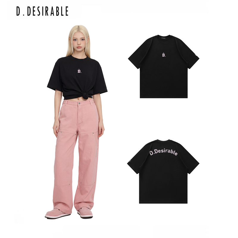 D.Desirable-D1 Limited‑Edition Photochromic Print Brushed T‑Shirt