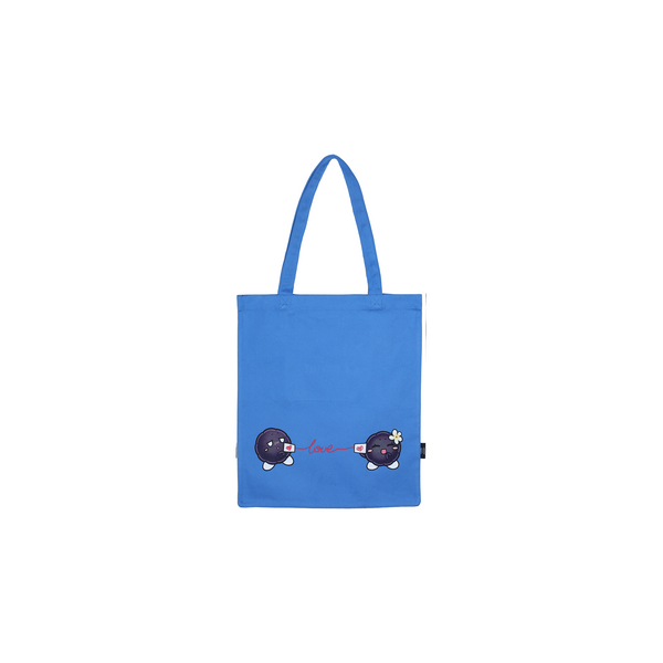 D.DESIRABLE x Lane Crawford Qixi Festival Love‑Connection Embroidered & Printed Tote Bag