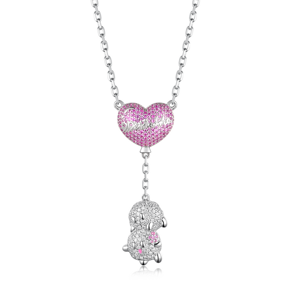 D.DESIRABLE x Lane Crawford Qixi Festival Heart Hot‑Air Balloon Pendant Necklace