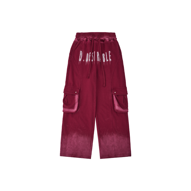 D.DESIRABLE Galaxy Walk Spray-Dyed Wide-Leg Pants