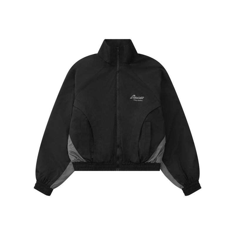 D.DESIRABLE-Vintage-Sports Scene - Vintage Sports Silver Thread Embroidered Women's Jacket