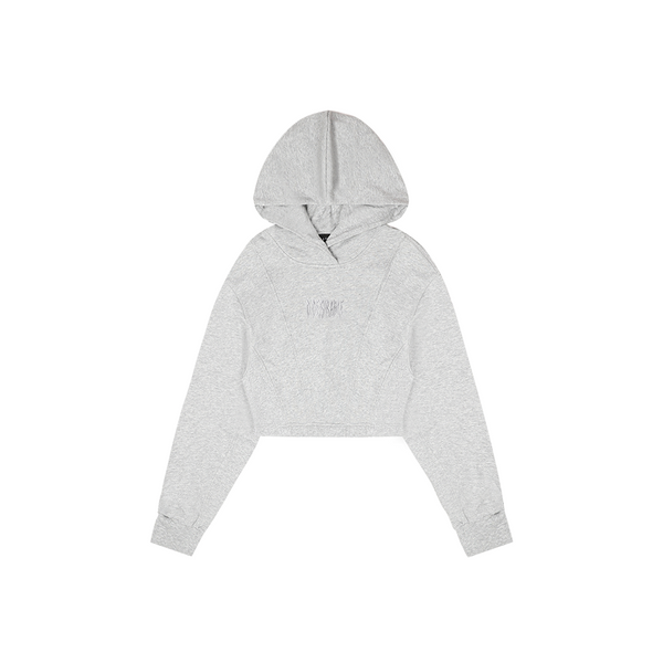 D.Desirable NY City Vibe - Side Waist "D" Embroidery Short Hoodie