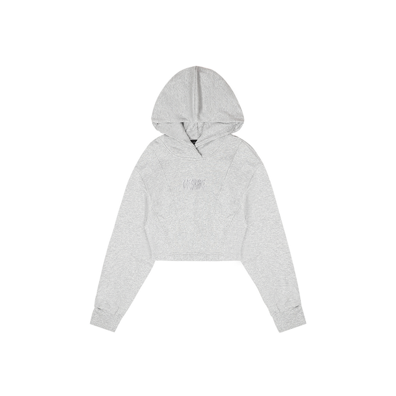 D.DESIRABLE NY City Vibe - Side Waist "D" Embroidery Short Hoodie
