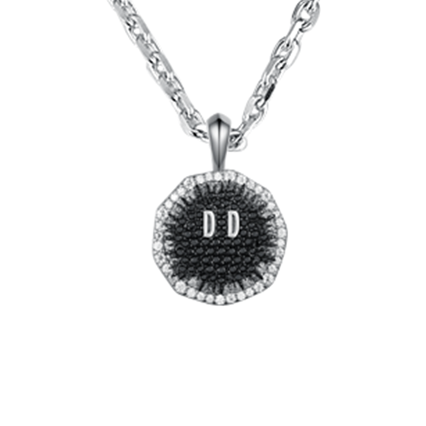 D.Desirable 925 Sliver Necklace with Pendant