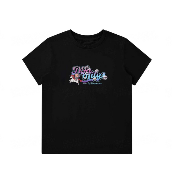 D.Desirable-D.BABY - Happy Egg Tart Carnival Printed T-Shirt