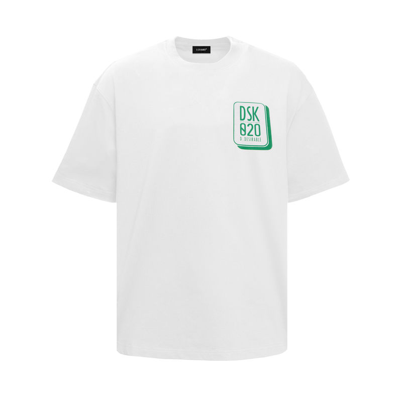 D.DESIRABLE- DSK Limited  - Fortune Mahjong Velvet Print T-Shirt