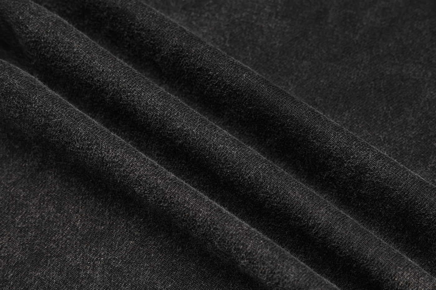 No.18 Washed Logo Hoodie Black