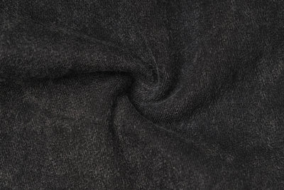 No.18 Washed Logo Hoodie Black