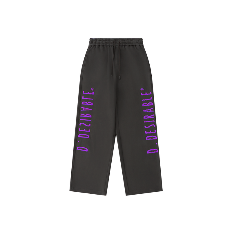 D.DESIRABLE NY City Vibe Color‑Block Embroidered Straight‑Leg Sweatpants