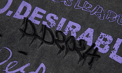 West Coast LA - Layered Tee Distressed Logo Hoodie