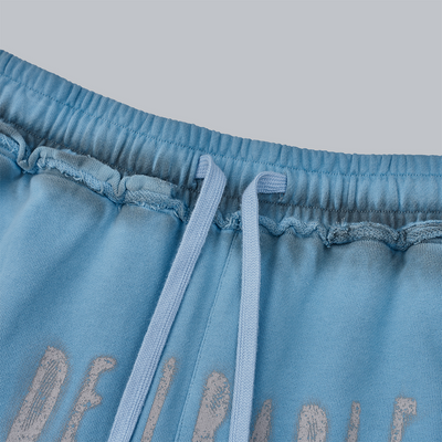 Galaxy Walk Spray-Dyed Wide-Leg Pants Blue