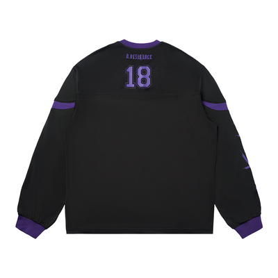 D.Desirable NYCV - Holiday Vibe Block Sports Long-Sleeve T-Shirt Black