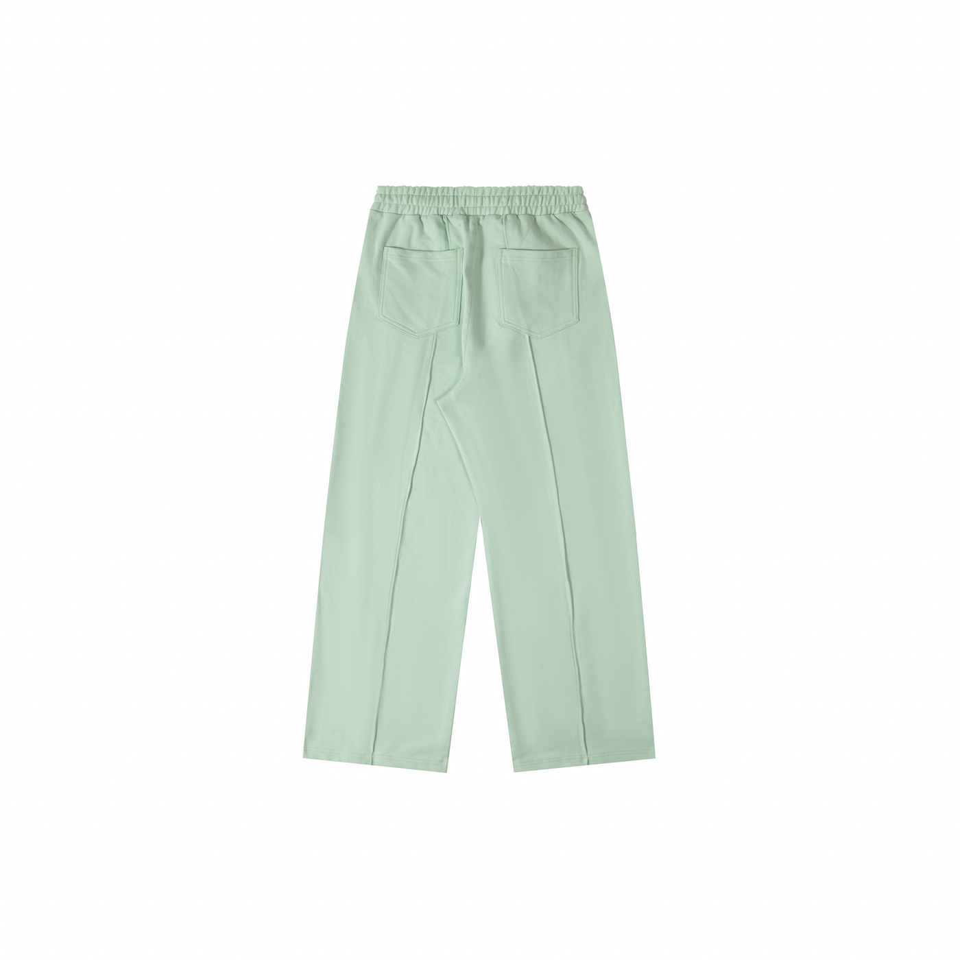 PLAY Contrast-Panel 3D Side-Tape Straight Sweatpants Green