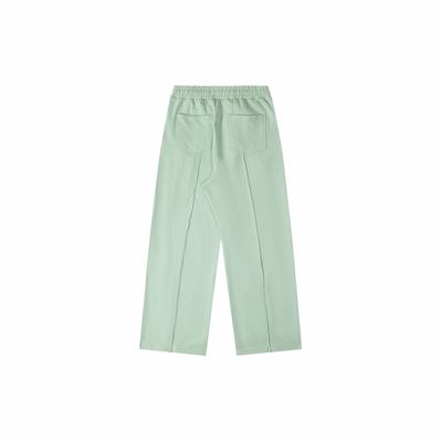 PLAY Contrast-Panel 3D Side-Tape Straight Sweatpants Green