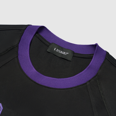 D.Desirable NYCV - Holiday Vibe Block Sports Long-Sleeve T-Shirt Black
