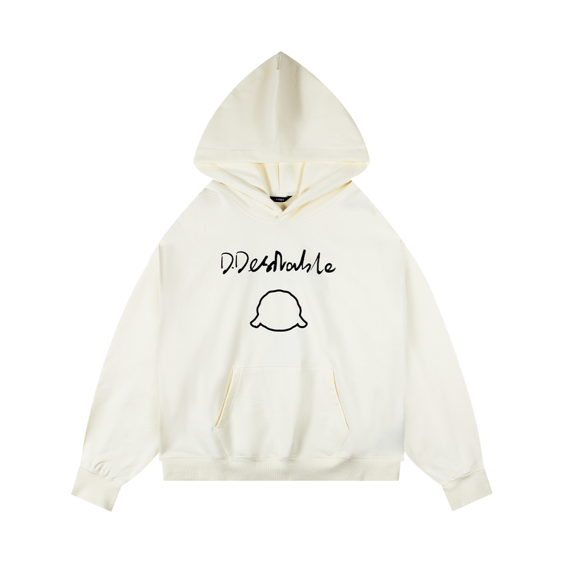 D.DESIRABLE - D.FA.MILY - Guangzhou Limited | DSK Hand-Drawn Mini D Little Devil Silhouette Hoodie