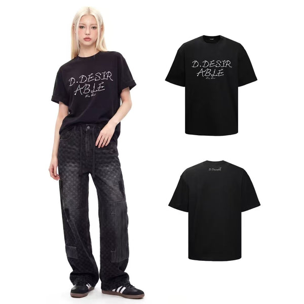 D.Desirable - Pearl String Print T-Shirt