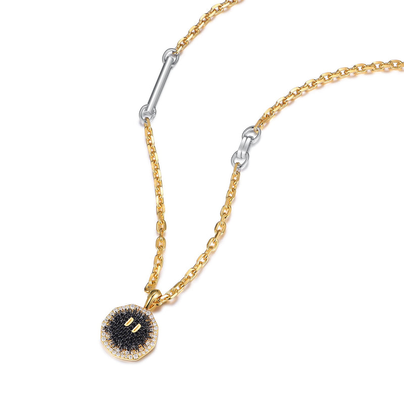 D.Desirable 925 Sliver Necklace with Pendant