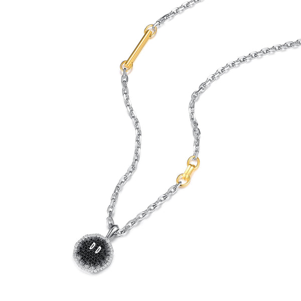 D.Desirable 925 Sliver Necklace with Pendant