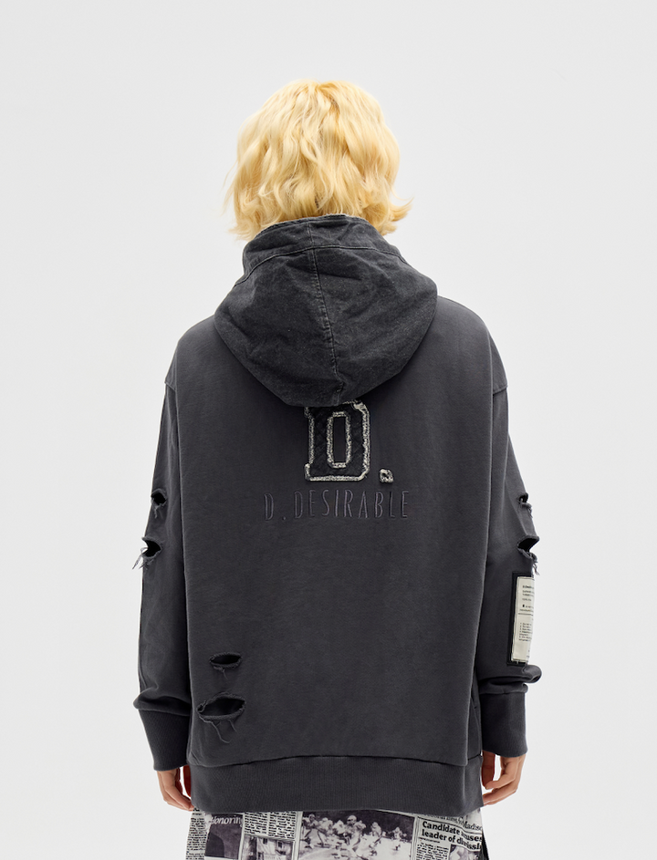 West Coast LA - Denim Big 'D' Embroidery Triple Splice