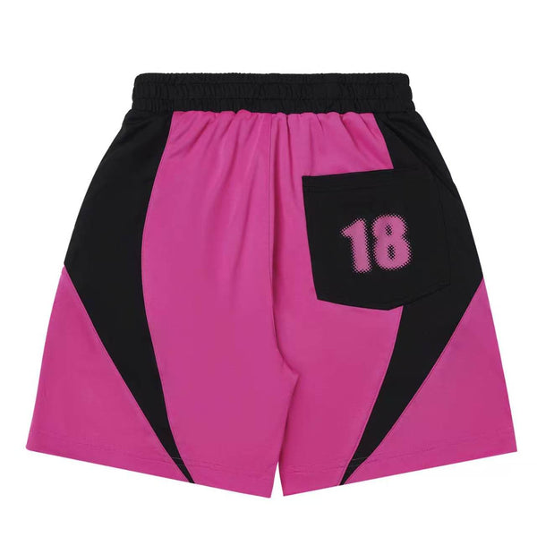 D.Desirable New York City Vibe Holiday Block Sports Shorts