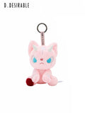 D.Desirable Cute Little Devil Plush Keychain, Bag Charm, Plush Toy, Gift, Keychain