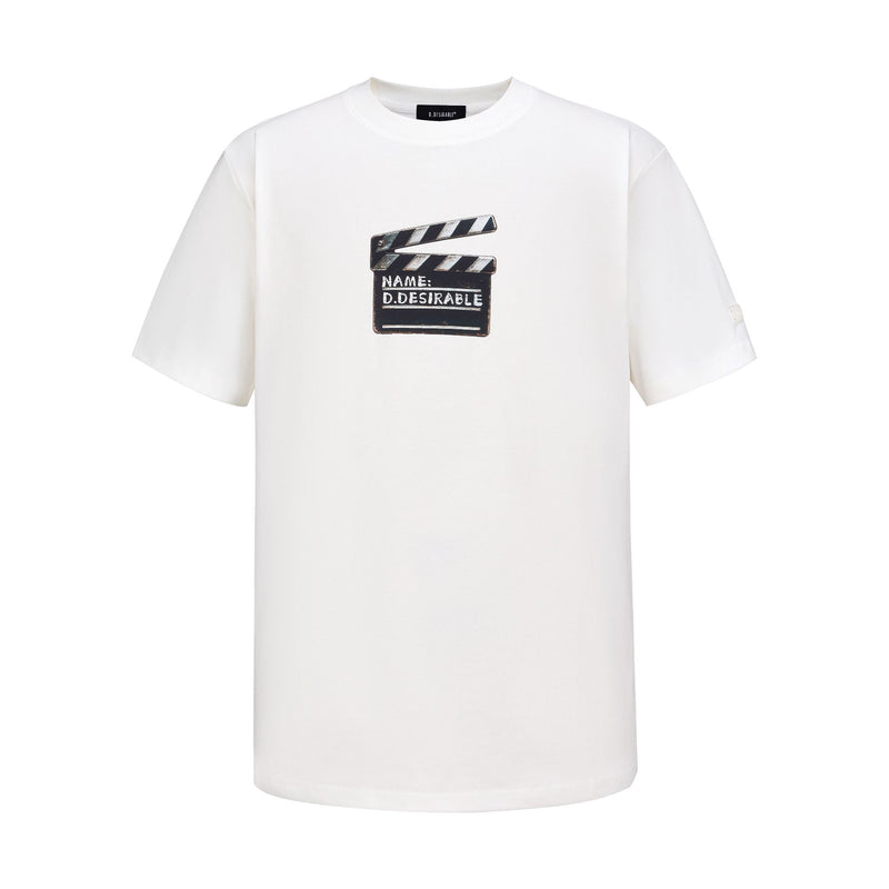 D.DESIRABLE-Free Style‑Basic White Tee