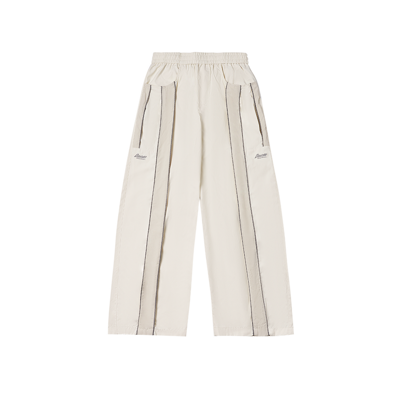 D.DESIRABLE-Vintage Sports Scene‑Urban Retro Basic Athletic Casual Pants