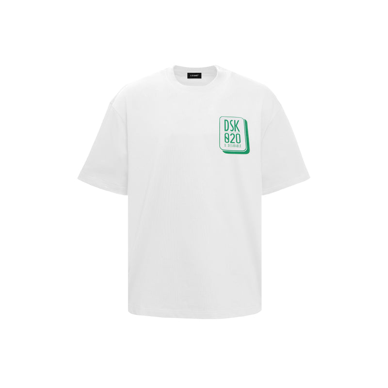 D.DESIRABLE- DSK Limited  - Fortune Mahjong Velvet Print T-Shirt