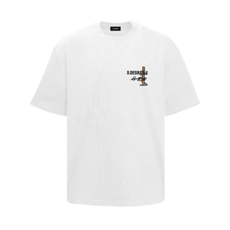 D.DESIRABLE-DSK Limited - Wooden Dummy Thick Plate Print T-Shirt