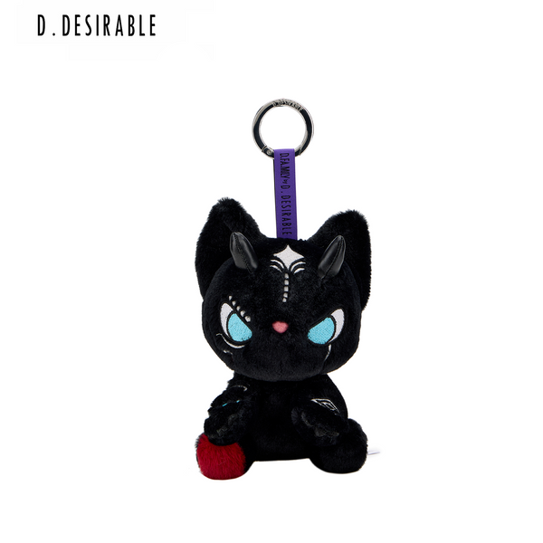 D.Desirable Cute Little Devil Plush Keychain, Bag Charm, Plush Toy, Gift, Keychain
